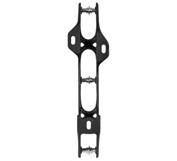 Base Powerslide Elite Trinity Black - 3 x 125mm (255mm)