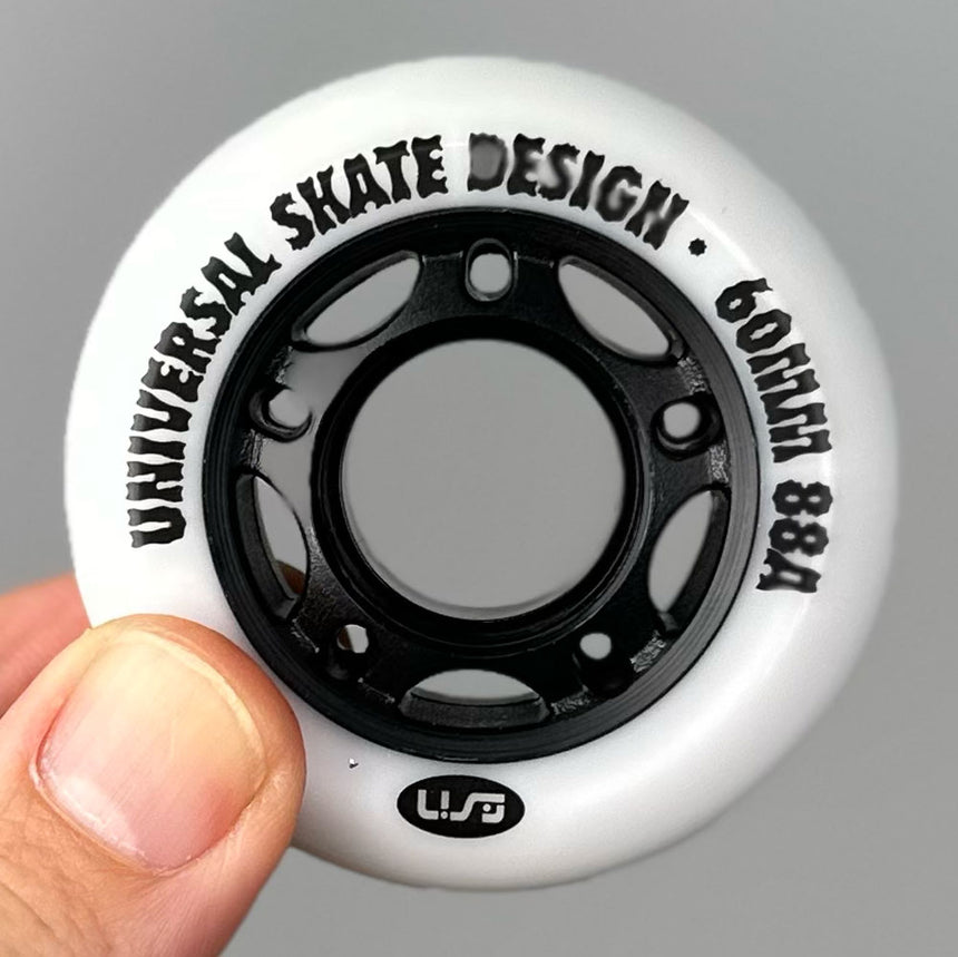 Roda USD Aeon Team White 60mm - 88A (4 rodas)