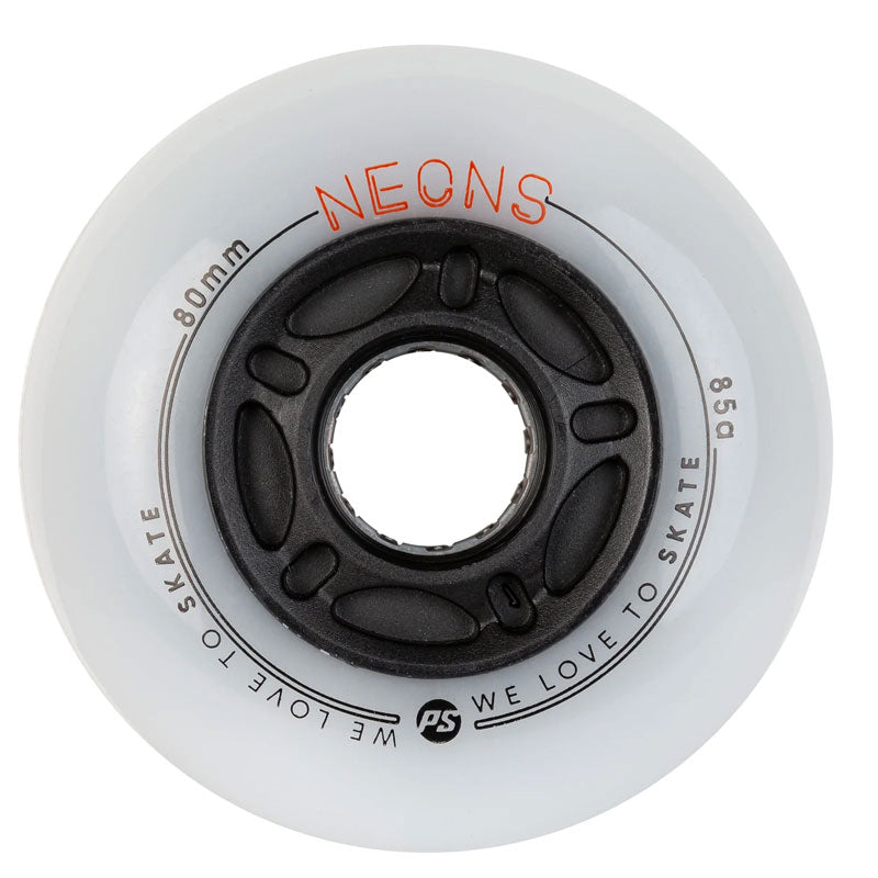 Roda Powerslide Neon Laranja 80mm 85A (4 rodas)