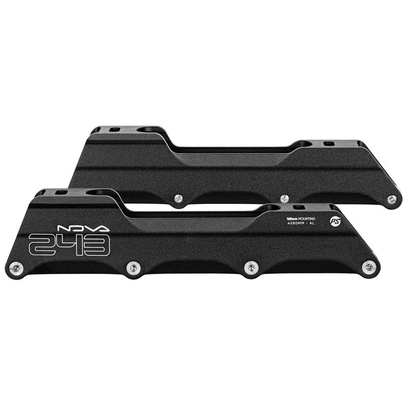 Base Powerslide Nova Black - 4 x 80 (243mm)