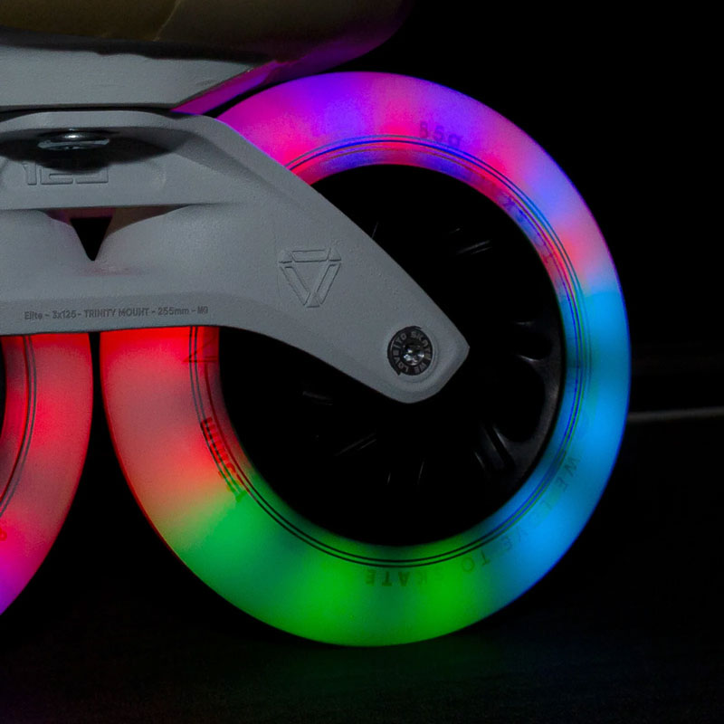 Roda Powerslide Neon Multicolor 125mm 85A (6 rodas)
