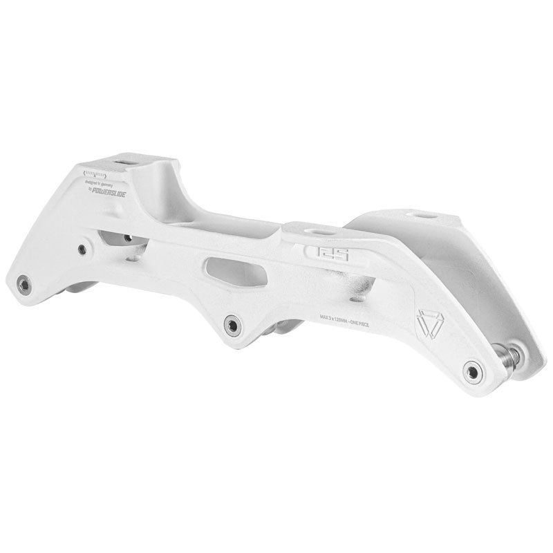 Base Powerslide Elite Trinity White - 3 x 125mm (255mm) AL