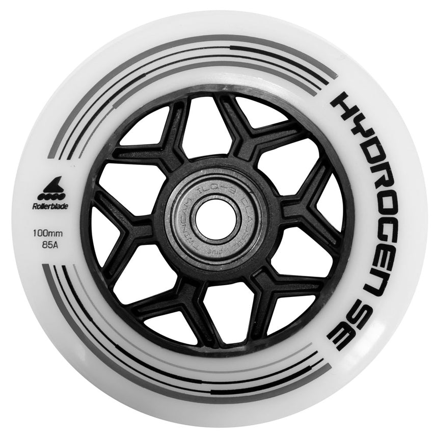 Roda Rollerblade Hydrogen SE 100mm 85A + Rolamentos (6 rodas)
