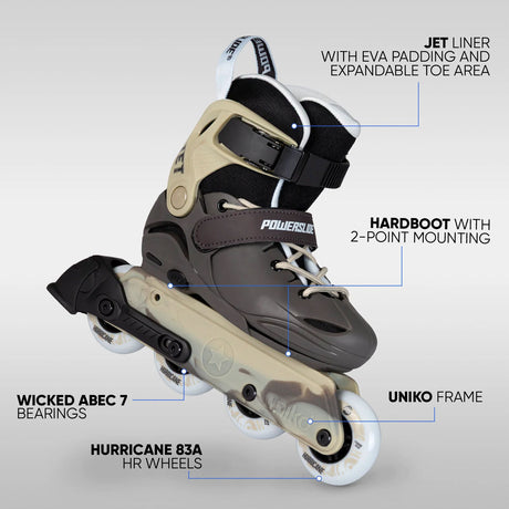 Patins Powerslide Jet Brown (25 ao 36)