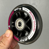 Roda Rollerblade 80mm 82A + Rolamentos (8 rodas) - Semi Nova