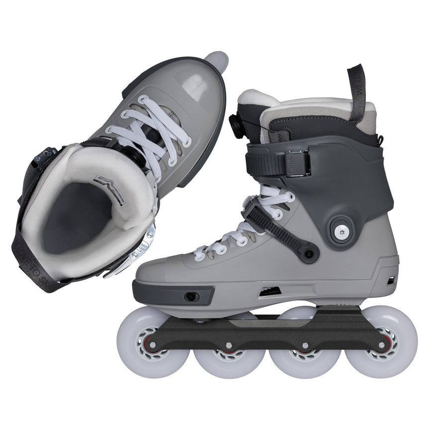 Patins Powerslide Next 80 PDS Asphalt Grey (38 ao 43)