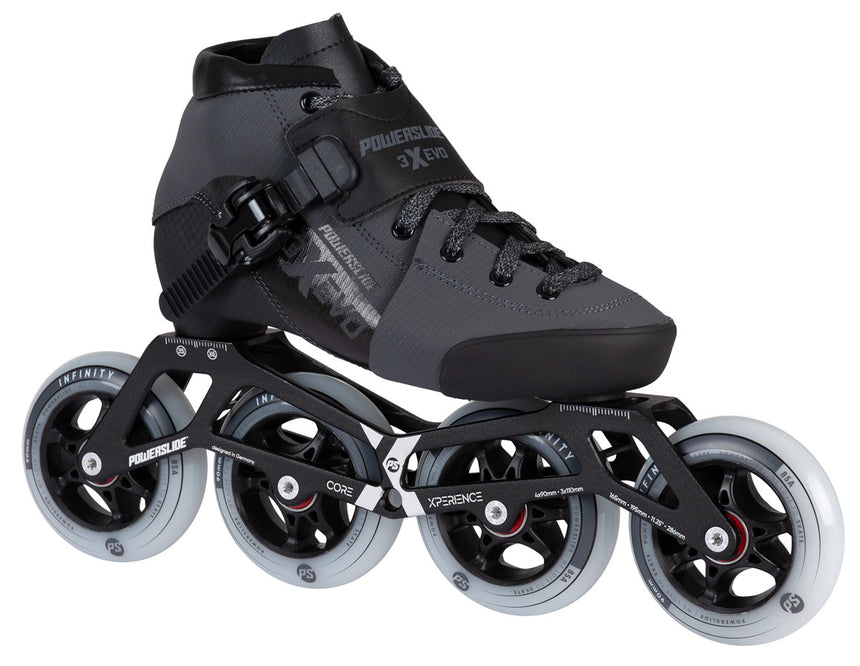 Patins Powerslide X Evo Race Kids Grey (29 ao 35)