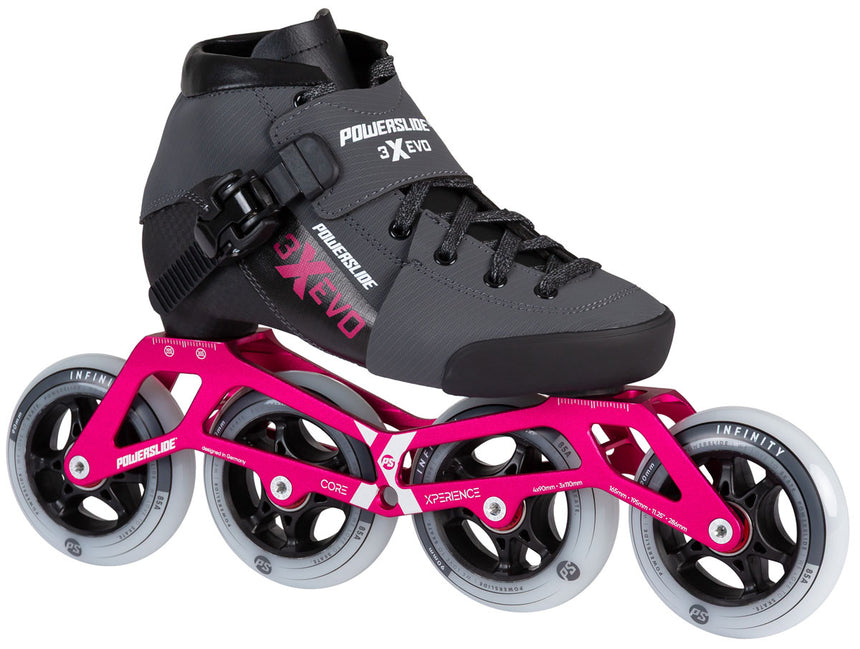Patins Powerslide X Evo Race Kids Pink (32 ao 35)