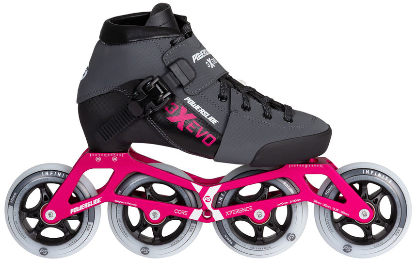Patins Powerslide X Evo Race Kids Pink (32 ao 35)