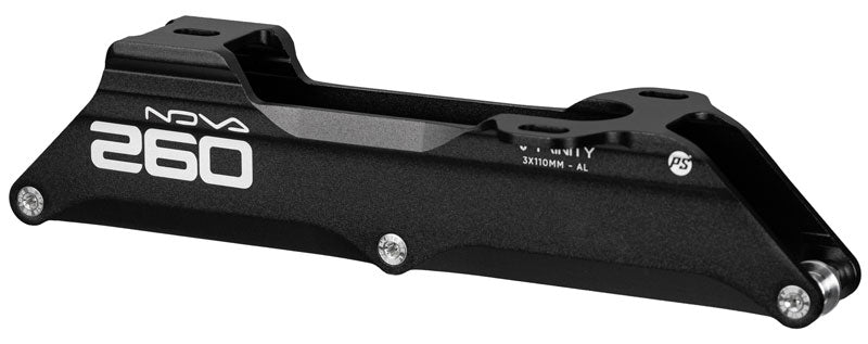 Base Powerslide Nova Trinity Black - 3 x 110 (260mm)