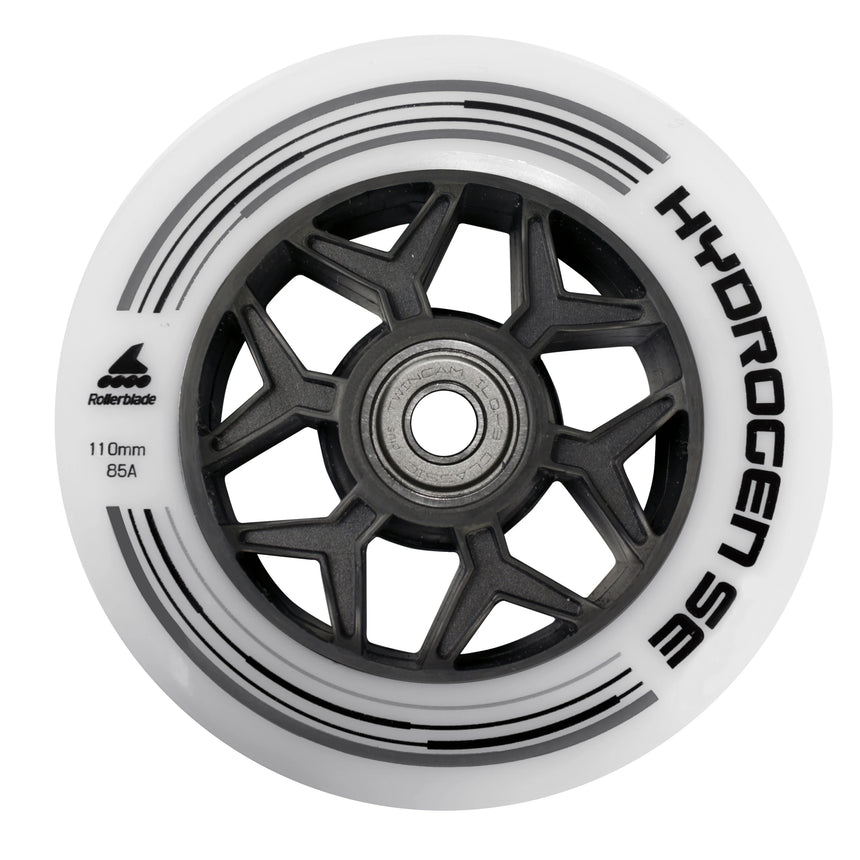 Roda Rollerblade Hydrogen SE 110mm 85A + Rolamentos (6 rodas)