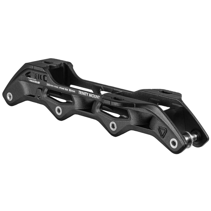 Base Powerslide Elite Trinity Black - 4 x80 (243mm)