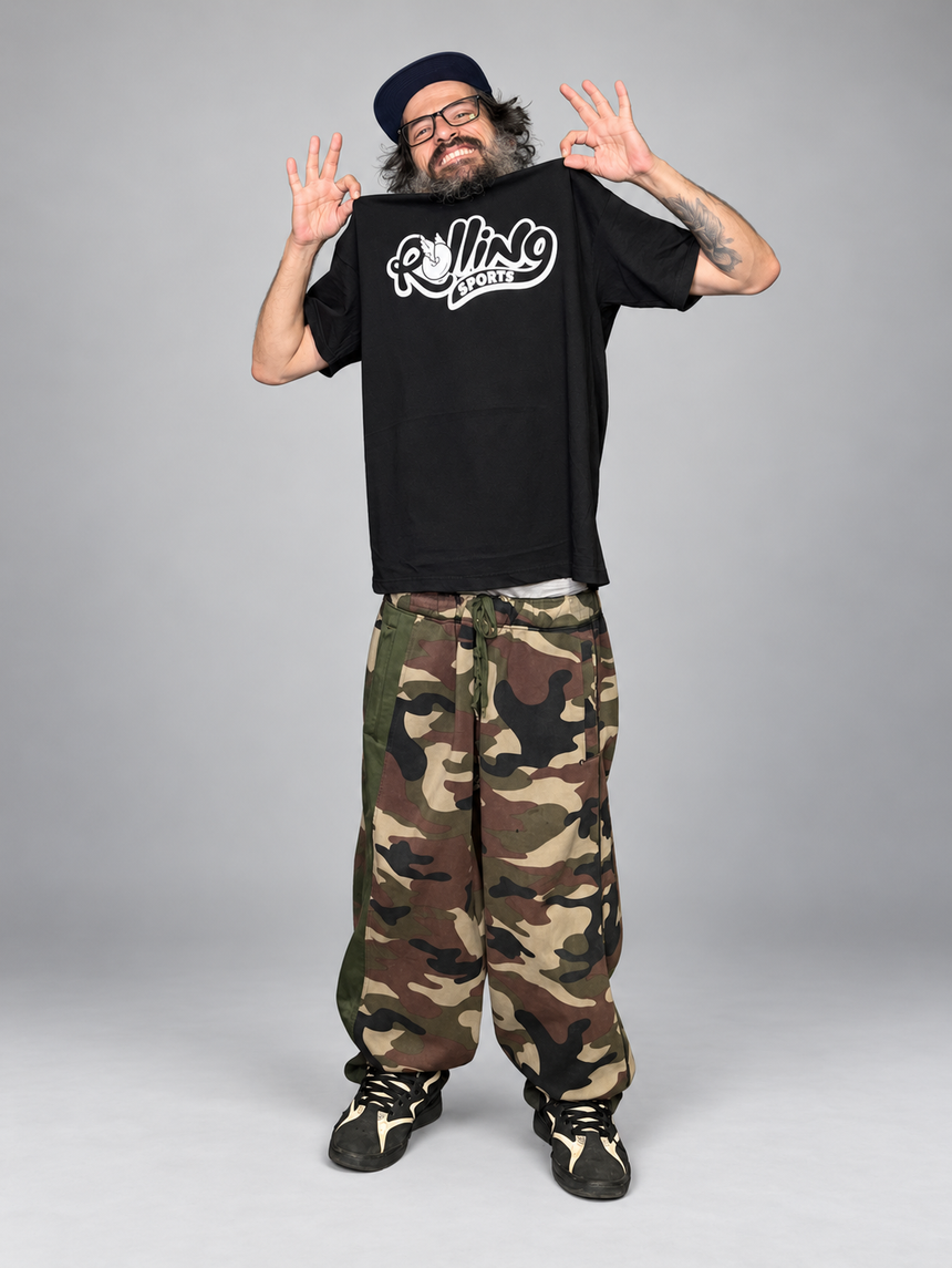 Camiseta Rolling Black (M ao GG)