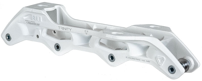 Base Powerslide Elite Trinity White - 4 x 80mm (243mm)