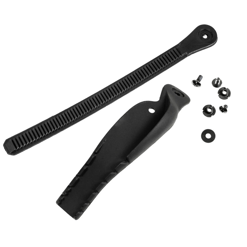 Base de Presilha + Fita Dentada Powerslide Preta (par)