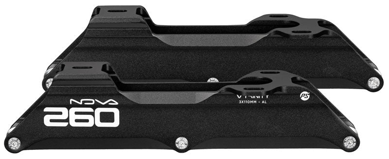 Base Powerslide Nova Trinity Black - 3 x 110 (260mm)