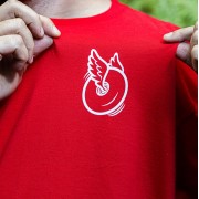 Camiseta Mantenha Distância Vermelha (P ao G)